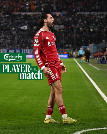 乐鱼vip-实至名归，索博斯洛伊当选与马赛一役利物浦队内最佳球员